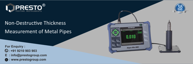 Non-Destructive Thickness Measurement of Metal Pipes